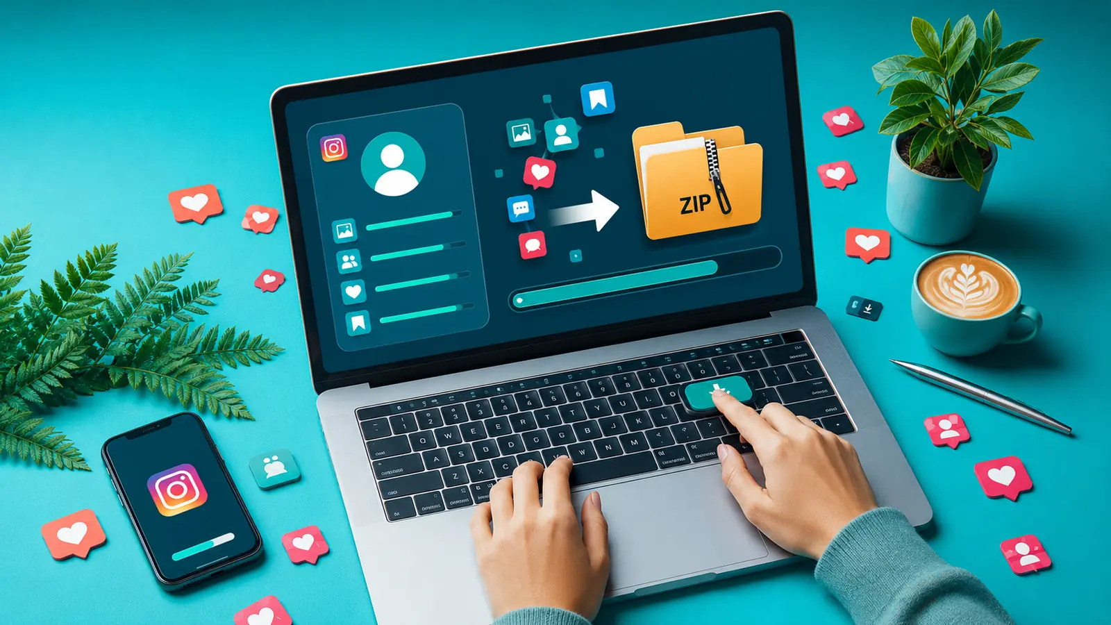 How to download an Instagram data export